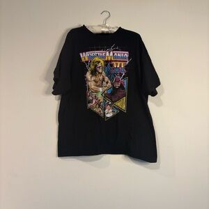 WWE Black WrestleMania Graphic T-Shirt